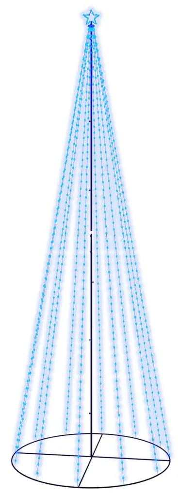 vidaXL Kegelkerstboom 732 LED's blauw 160x500 cm