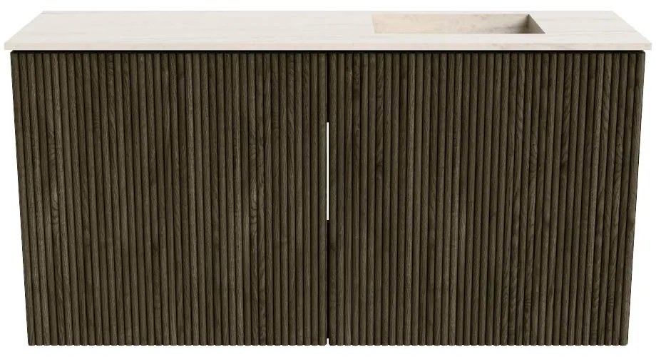 Mondiaz Joya DLux 80cm toiletmeubel shadow met wastafel faye rechts zonder kraangat meli