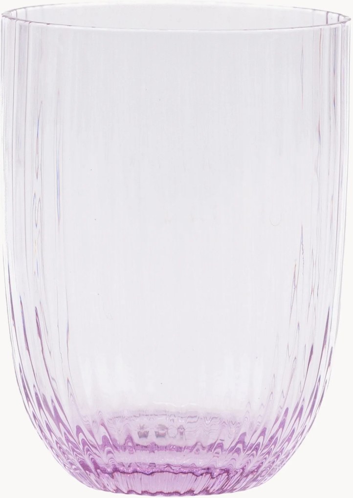Mondgeblazen tumblers Bamboo, 6-delig