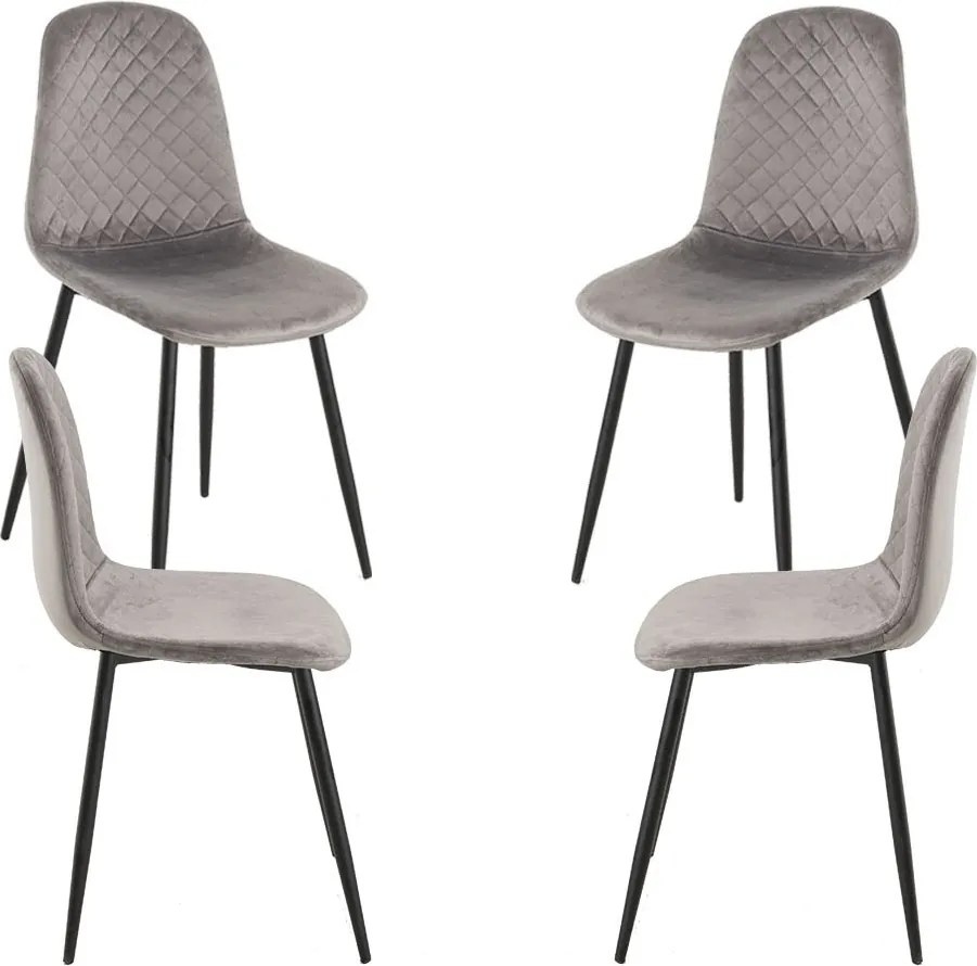 Set 4 Boide Stoelen