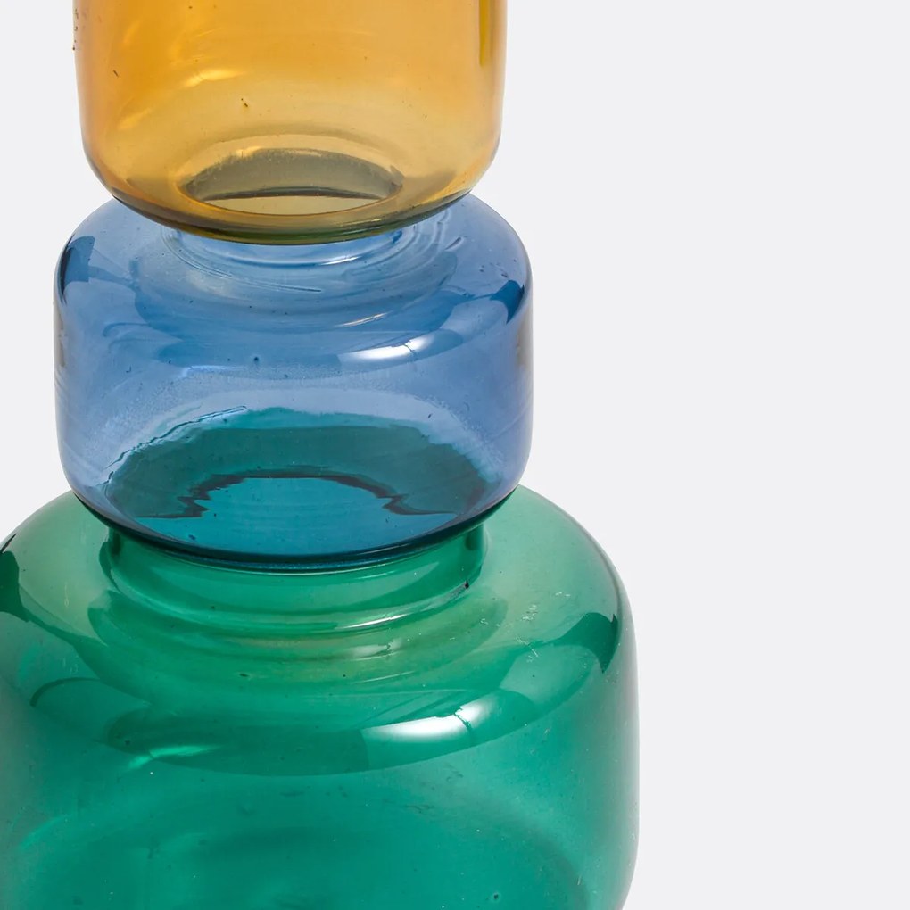 Vaas in glas H19 cm, Oryo