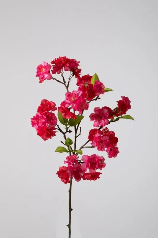 Cherry Blossom - zijden bloem - donker roze - topkwaliteit