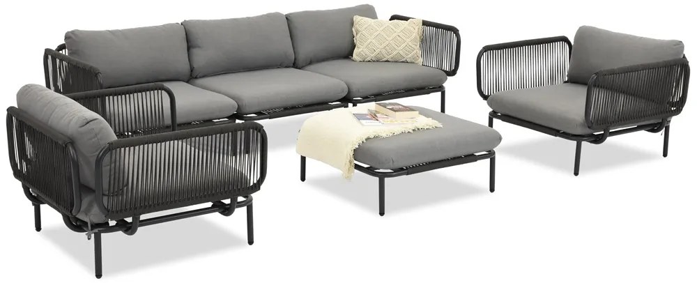 Perez Coffee 5 antraciet Garden Point tuinset