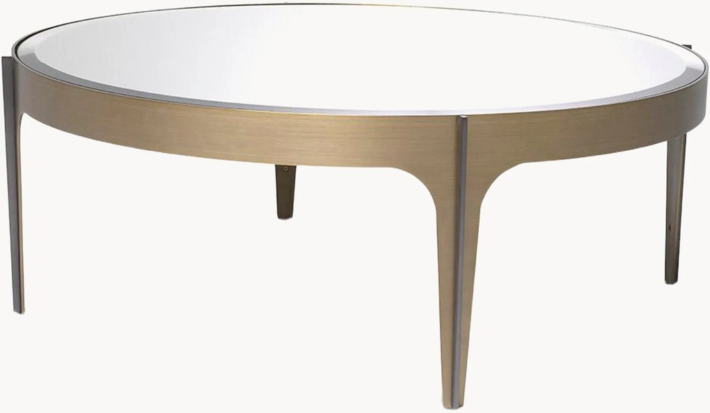 Ronde salontafel Artemisa met spiegelblad