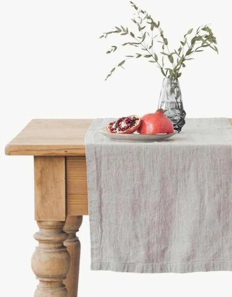 Linnen tafelloper Kaia