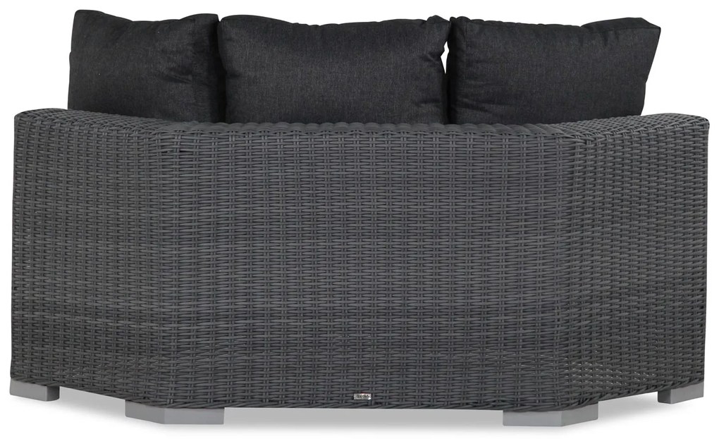 Garden Collections Toronto Daybed Wicker Grijs 2-delig