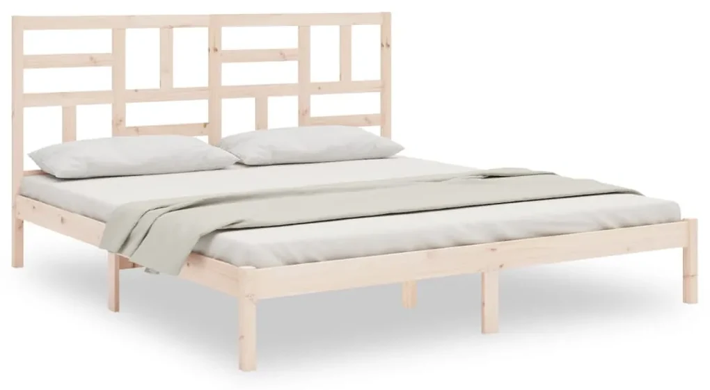 vidaXL Bedframe massief hout 200x200 cm