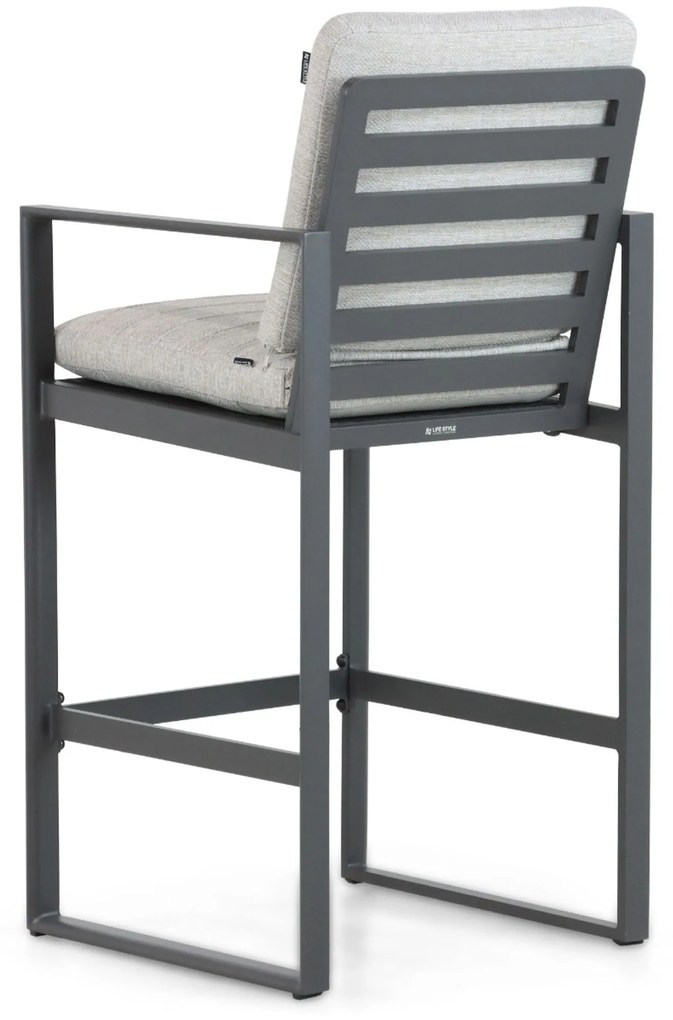 Barstoel Aluminium Grijs-antraciet Lifestyle Garden Furniture Nuno