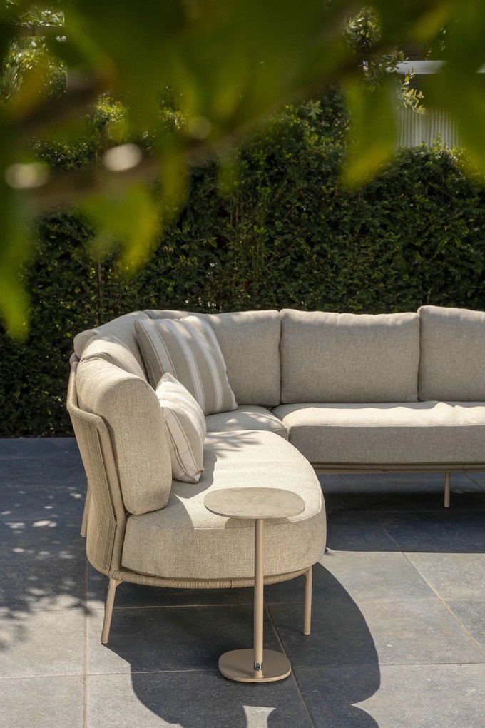 Taste by 4 Seasons Florence hoek loungebank latte *Showroommodel LoungebankLoungeset taupe weerbestendig