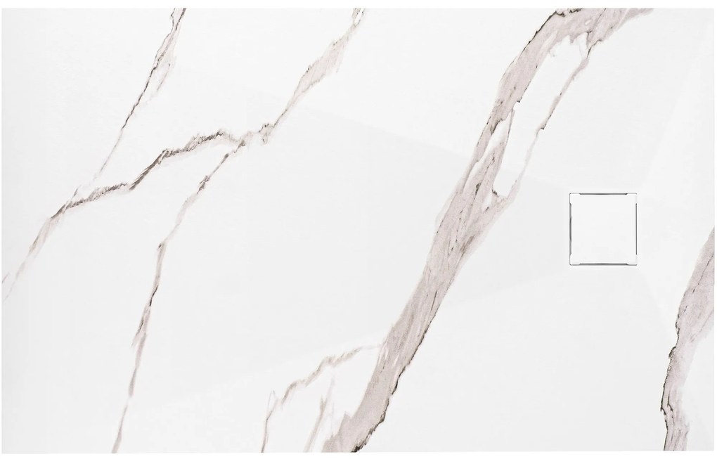Douchebak Rea Magnum CARRARA WHITE 80x100