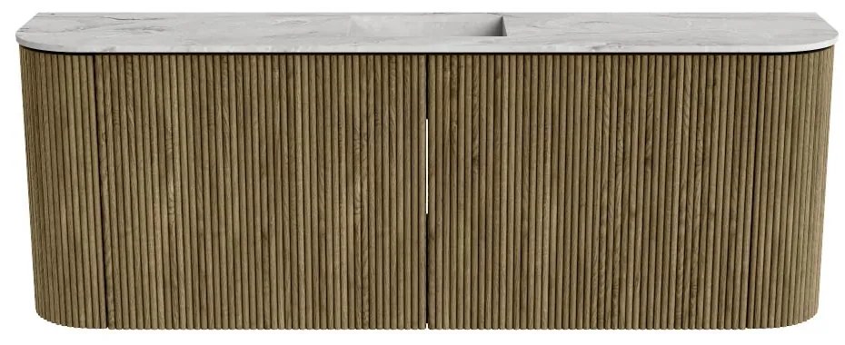 Mondiaz Joya DLux 115cm toiletmeubel ronding links/rechts dusk met wastafel faye midden 1 kraangat glace