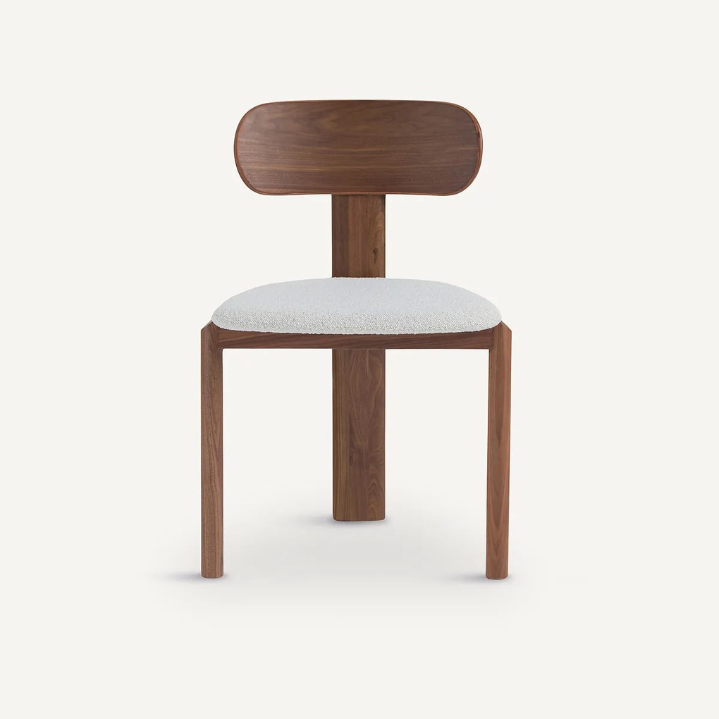 Stoel in bouclette, design E. Gallina, Marais