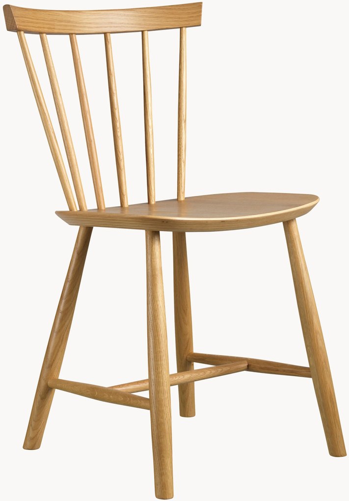 Handgemaakte eetstoel J46 van eikenhout