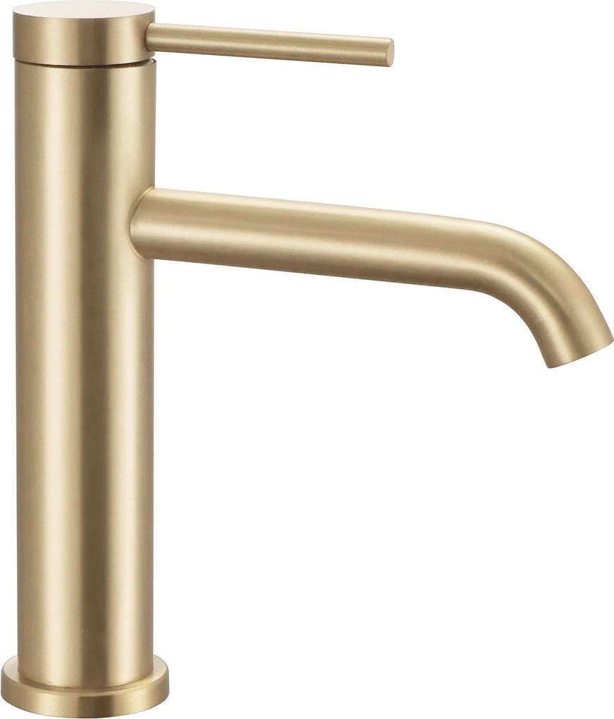 Wastafelkraan Rea Clif Gold Brush Low