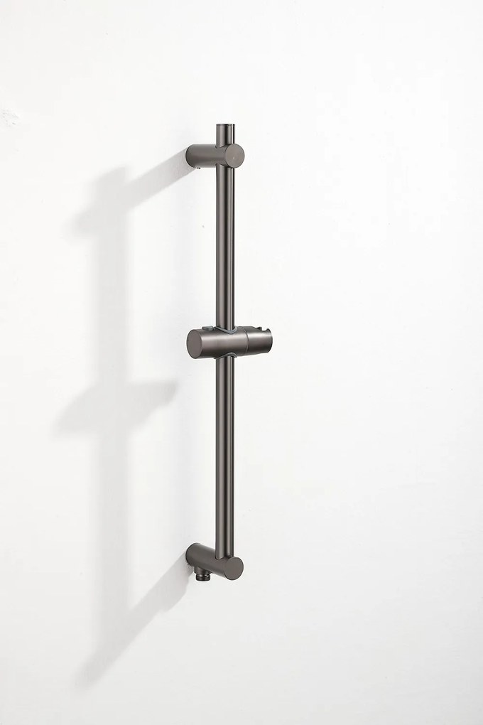Saniclear Iron inbouwregendouche met 20cm hoofddouche, plafondarm, 2 standen handdouche en glijstang verouderd ijzer - gunmetal