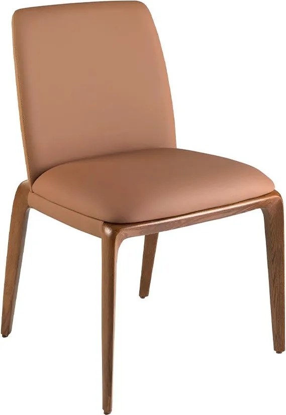 Handgemaakte kunstleren eetkamerstoelen Richard, 2-delig