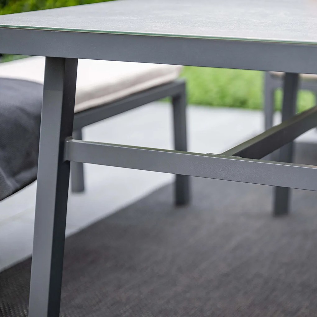 Garden Impressions Markus lounge dining set 4-delig links - desert sand