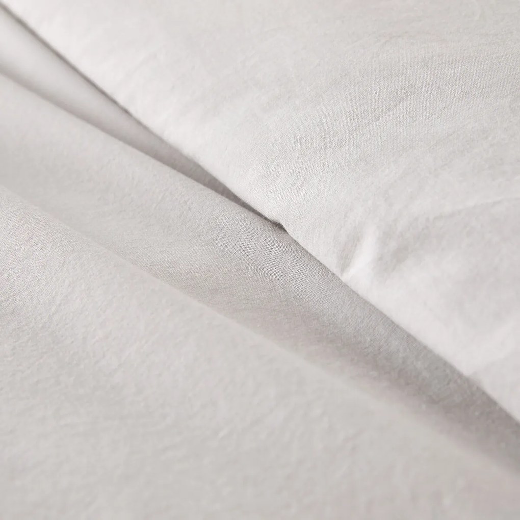 Effen dekbedovertrek in gewassen katoen, Scenario