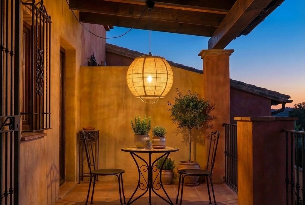 Oosterse Hanglamp Bruin - Pascal Taupe