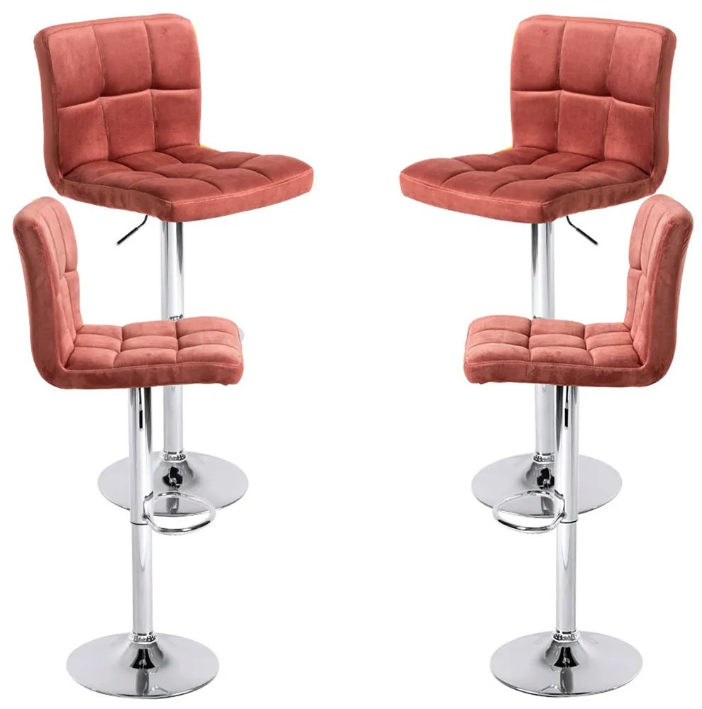 Pack 4 Taburetes Casper Terciopelo