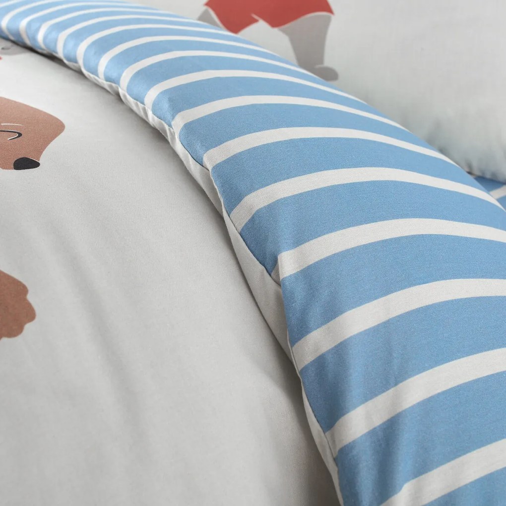 Kinderdekbedovertrek 30% gerecycled katoen, Neilo