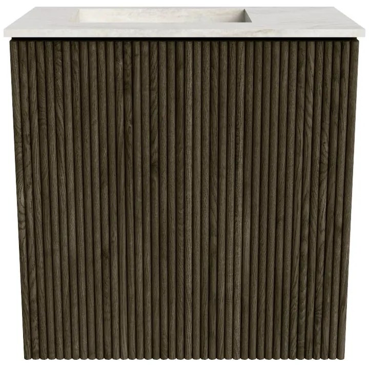 Mondiaz Joya DLux 40cm toiletmeubel shadow met wastafel faye links 1 kraangat ostra