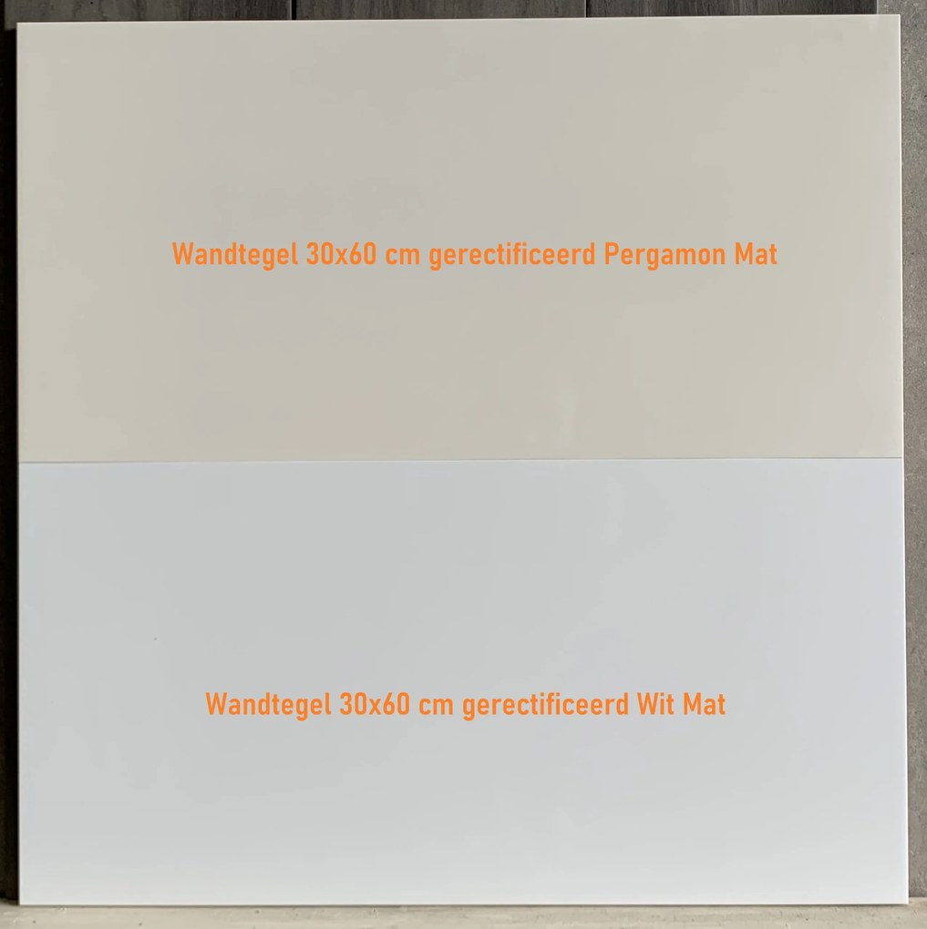 Wandtegel 30x60 Cm A Keus Mat Wit Gerectificeerd