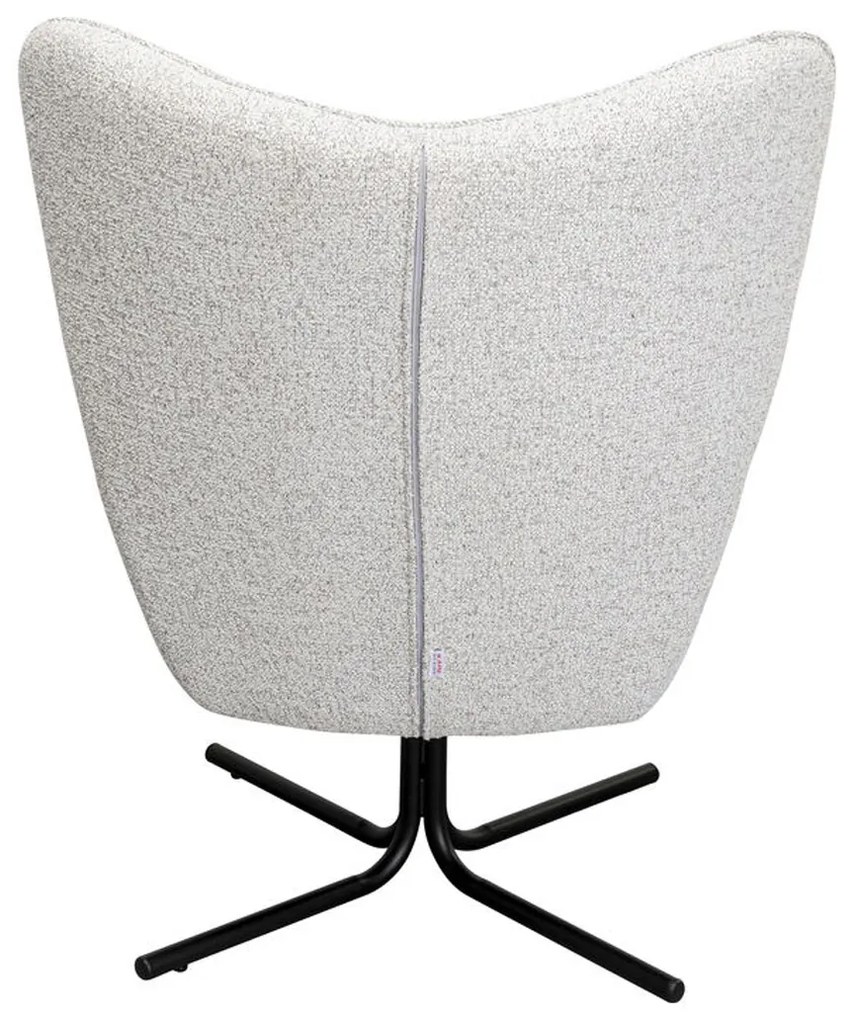 Kare Design Oscar Draaibare Fauteuil Beige Met Hoge Rug