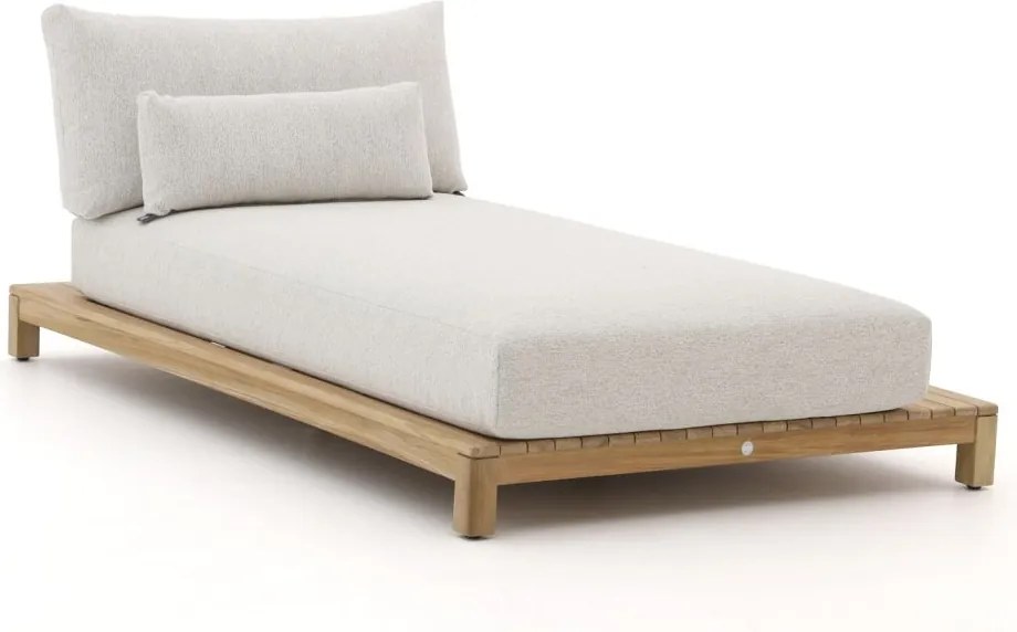 Verstelbaar ligbed SUNS | Teakhout | Natural Teak | Ligstoel tuin | Strandbed  | Kees Smit Tuinmeubelen