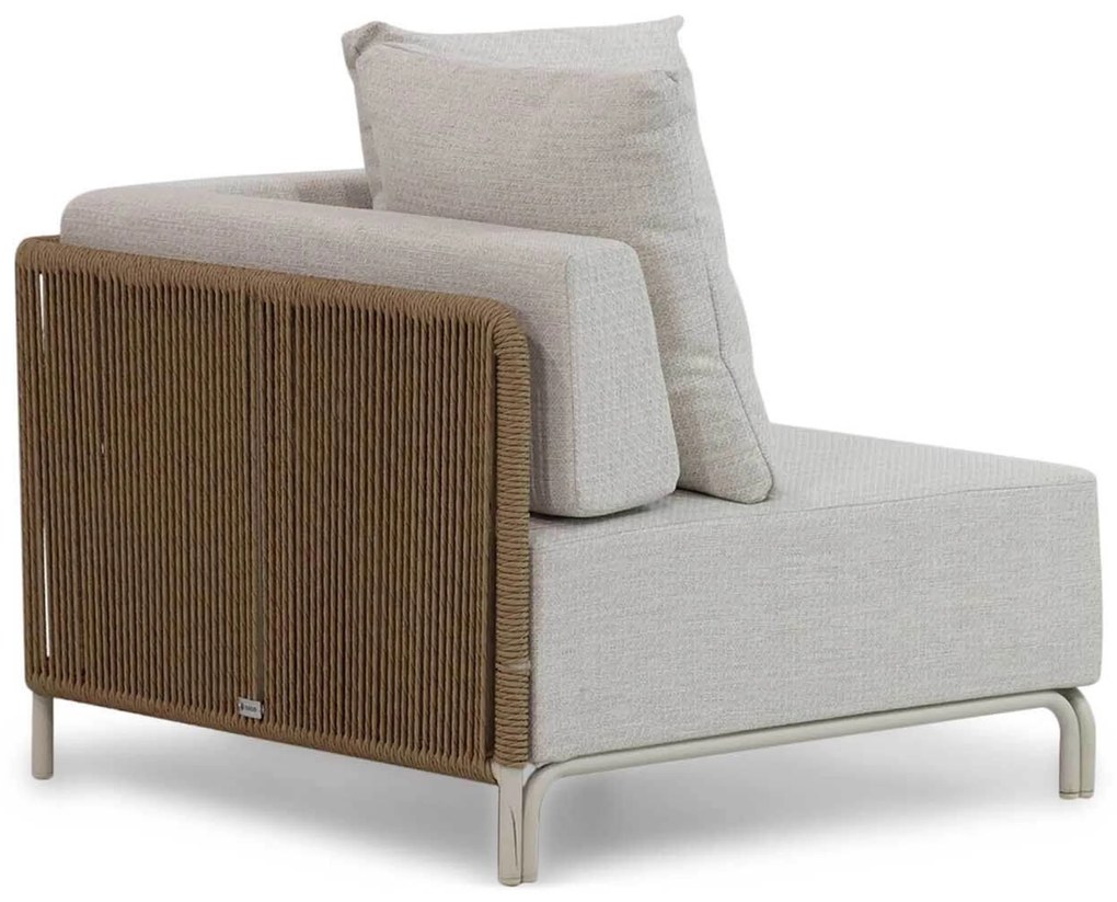 Hoek loungeset 5 personen Aluminium/rope Taupe Coco Colorado