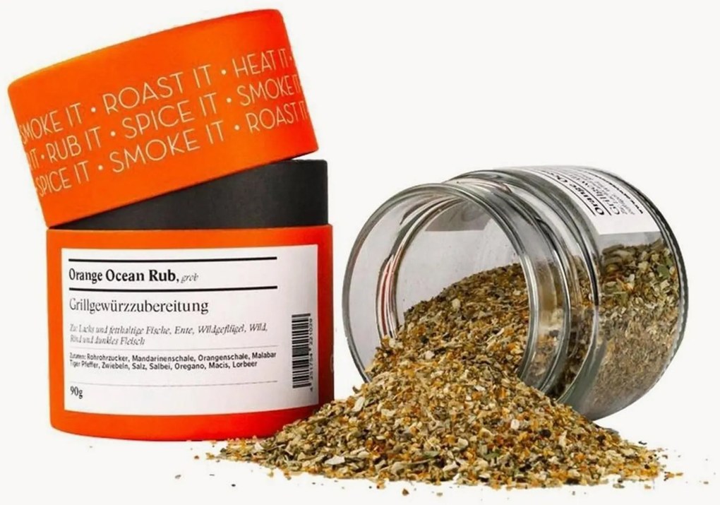 Barbecuekruiden Orange Ocean Rub, grof