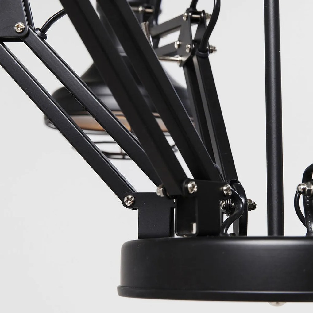 Verstelbare Hanglamp Zwart