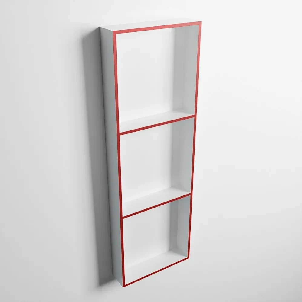 Mondiaz Easy nis 90x30x8cm 3 vakken fire/talc