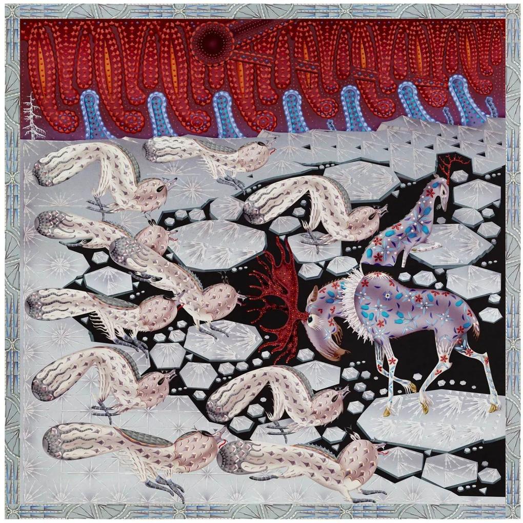 Moooi Carpets - Carpet Moooi Polar Byzantine Chapter 3 - 200 x 200 - Vloerkleed