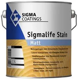 Sigma Sigmalife Stain Matt - Mengkleur - 2,5 l
