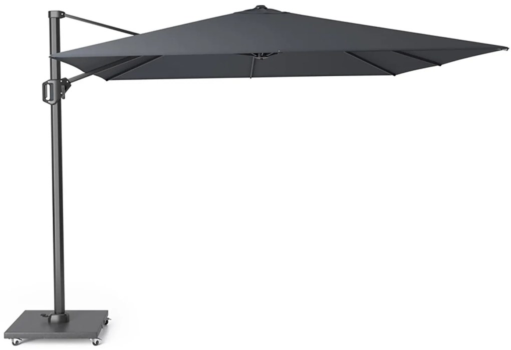 Zweefparasol   4x3m T1  (excl. voet) Zwart Platinum Challenger