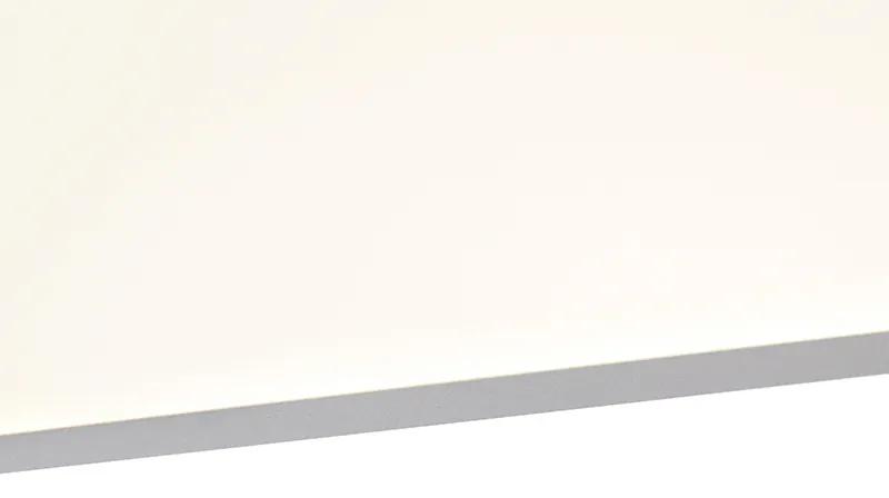 Plafondlamp met dimmer staal 120cm incl. LED met afstandsbediening - Liv Modern Binnenverlichting Lamp