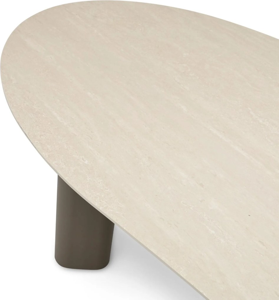 Dining Tuintafel Organische tuintafels 300 x 120 cm Zand/Beige Weave