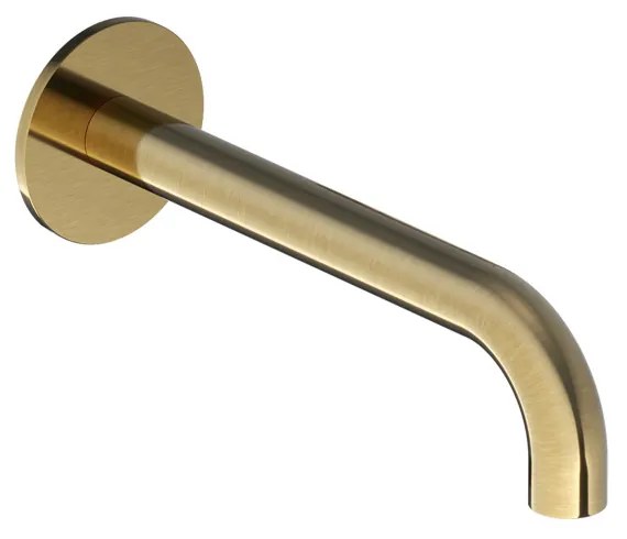 Hotbath Cobber baduitloop 22.5cm messing geborsteld