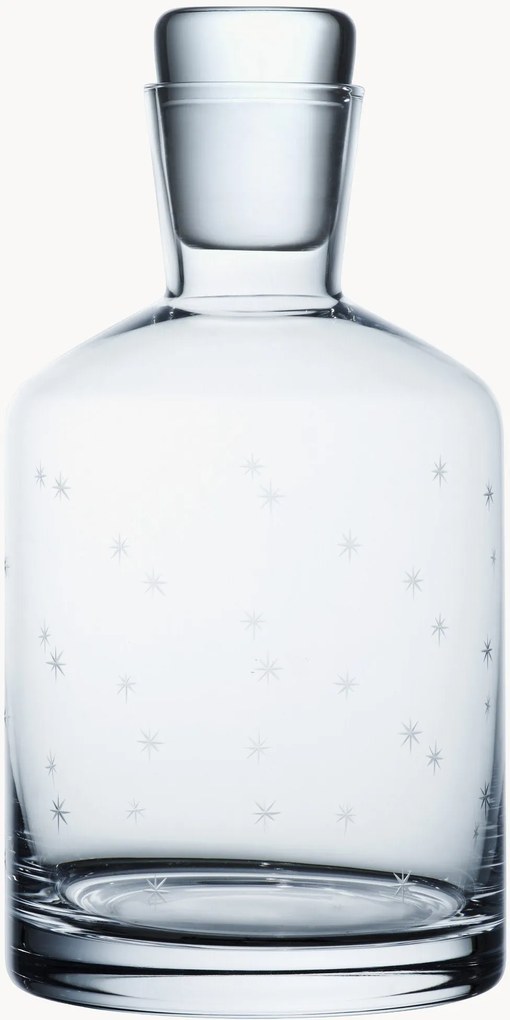 Mondgeblazen kristallen karaf Stars, 800 ml