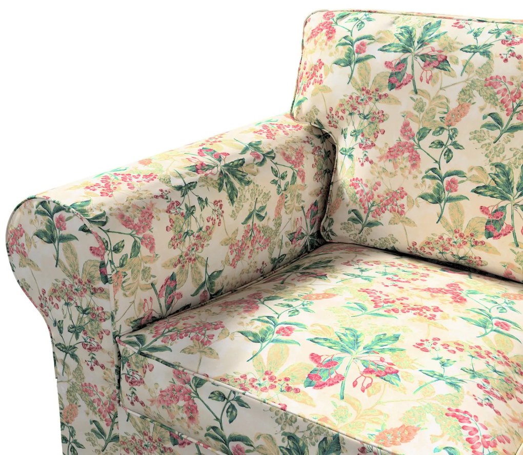 Dekoria Ektorp hoes 3-zits slaapbank nieuw model (2013), roze-beige