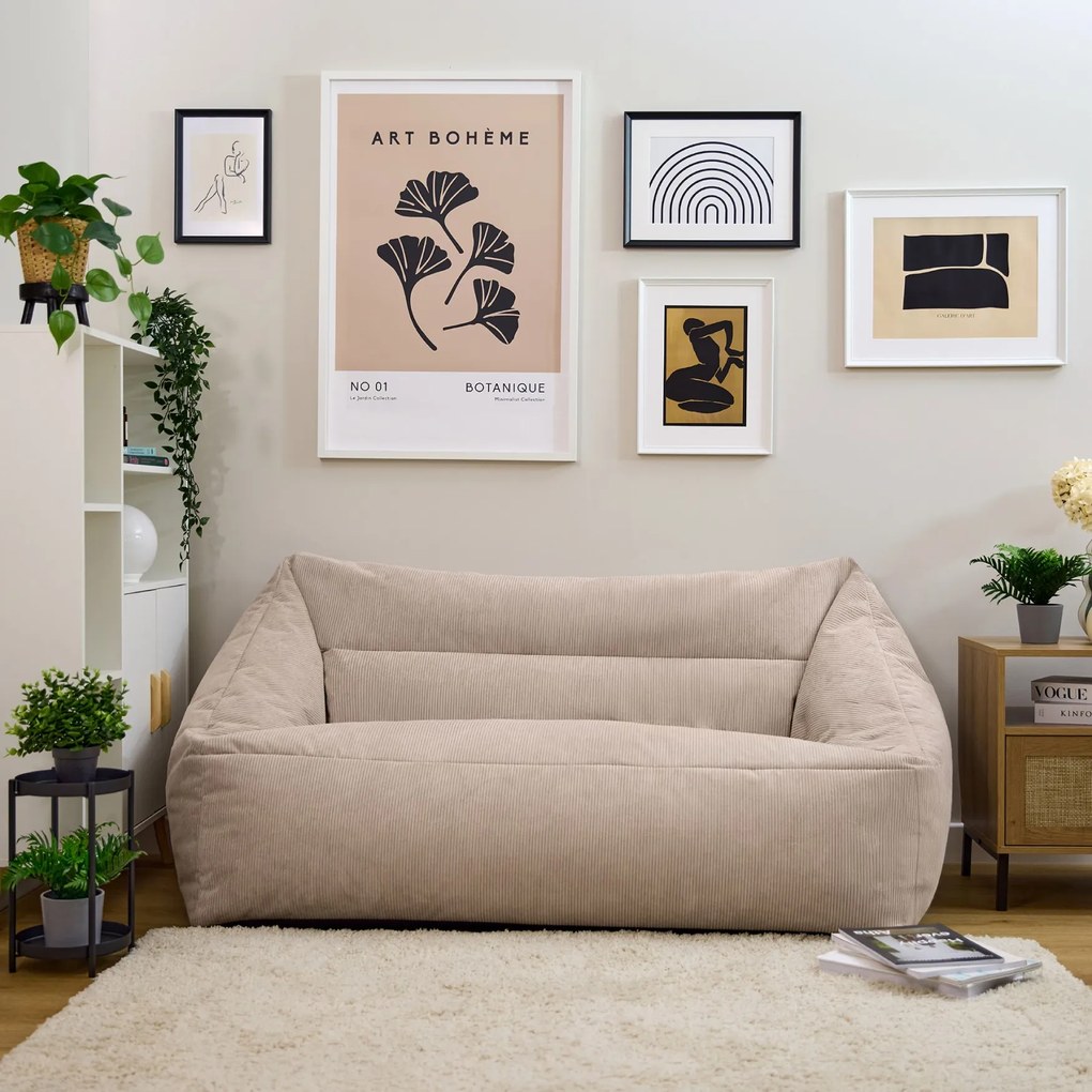 Cecilia Fine Cord Zitzak Bean Bag