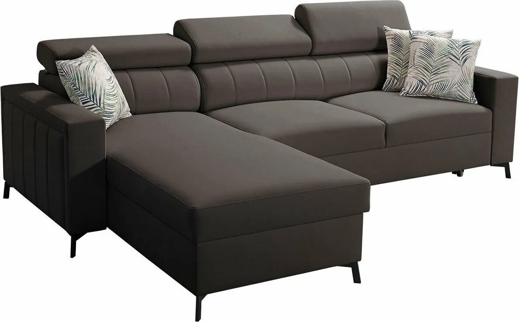 Hoekbank Sarasota 150, Aanwezig, Aanwezig, 267x183x83cm, 161 kg, Poten: Hout, Metaal