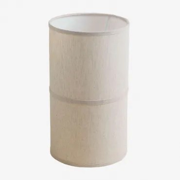 Lampenkap Van Katoen Olinda Gardenia Wit & Ø20 Cm - Sklum