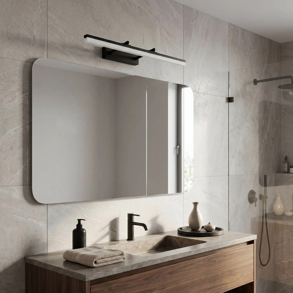 Badkamer LED-wandlamp APP1879-1W 60cm BLACK