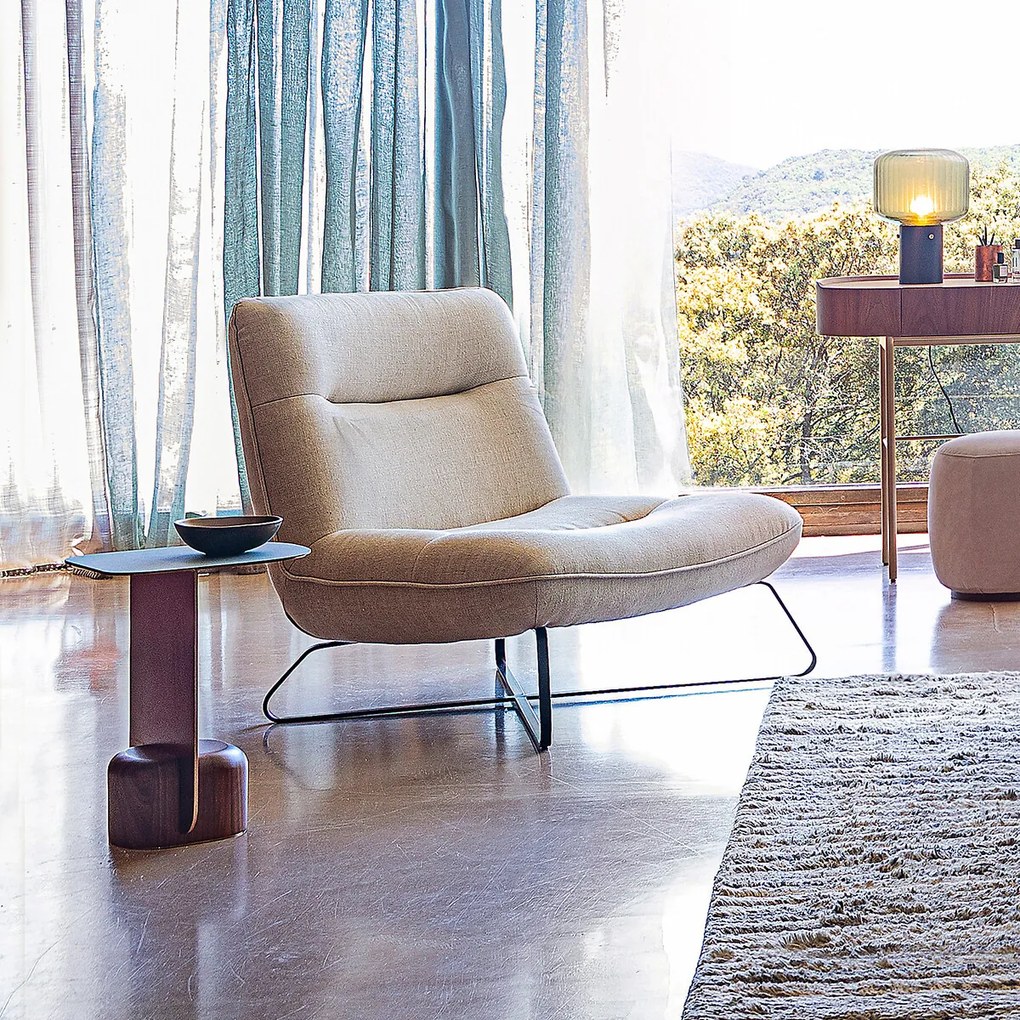 Fauteuil, stof in zuiver linnen, Helma