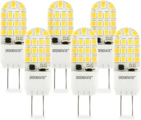 GY6.35 LED Lamp 4W Warm Wit Dimbaar 6-Pack