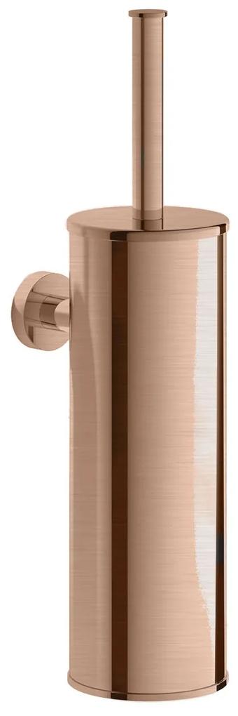 Toiletborstelgarnituur Hotbath Cobber Wandmodel Geborsteld Koper