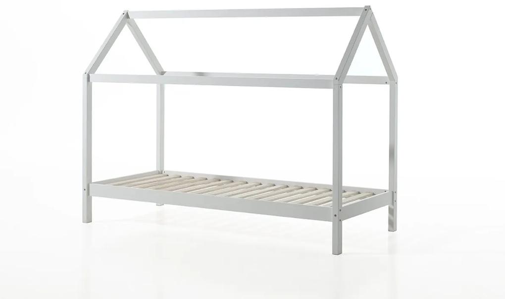 Baby Nora Dallas Bed Lp Wit - Dallas, Huisbed, Hout, Wit, Kinderbed - 208 x 98.4 x 159.5cm - Vipack