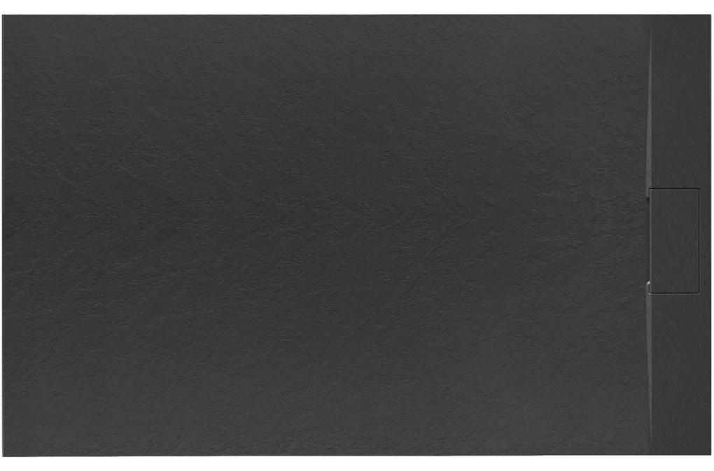 Douchebak Rea Bazalt Black 80x100